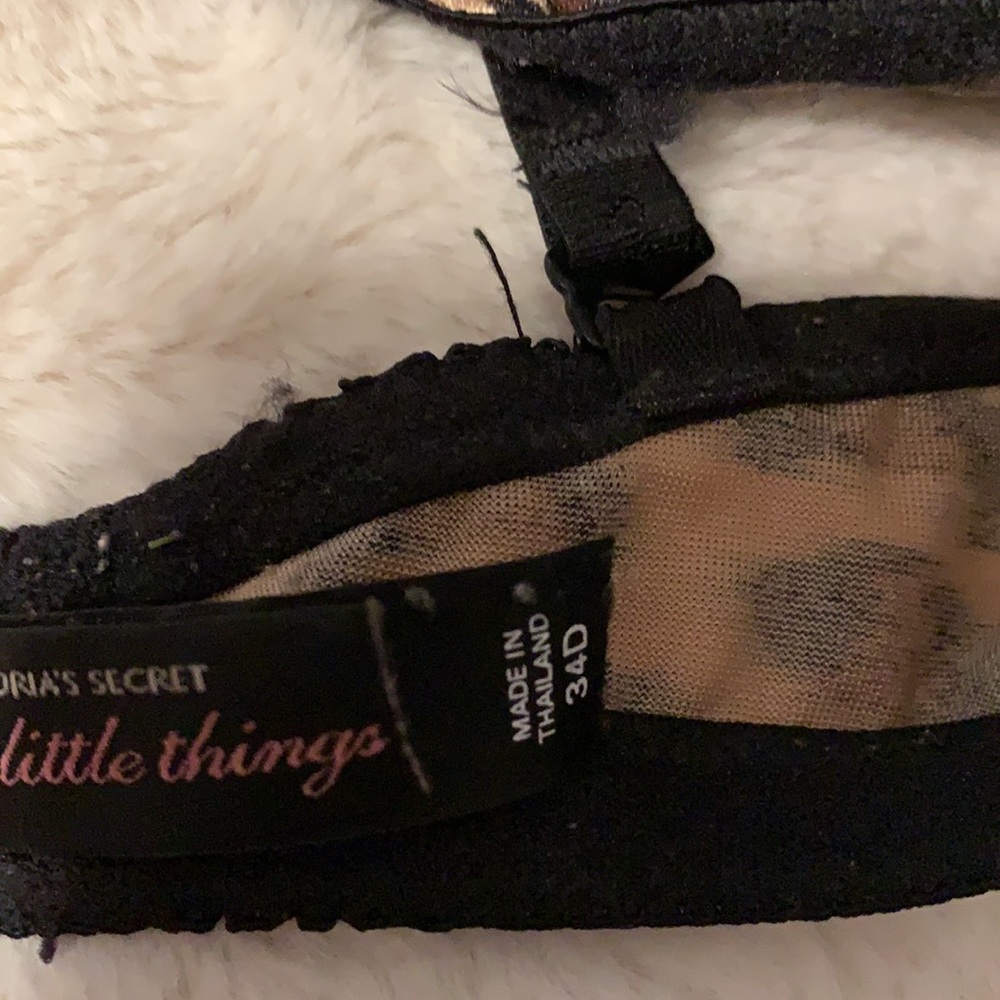 34D Victoria’s Secret Sexy Little Things vintage 2006 leopard cheetah print bra - Picture 3 of 4
